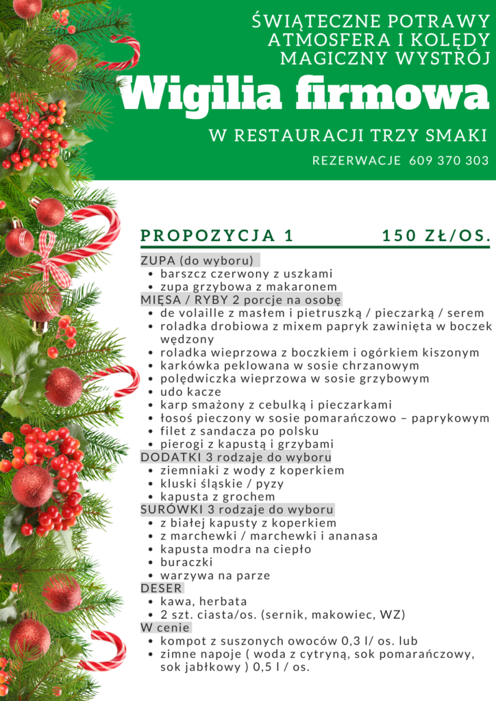 Wigilia firmowa oferta 2025 1